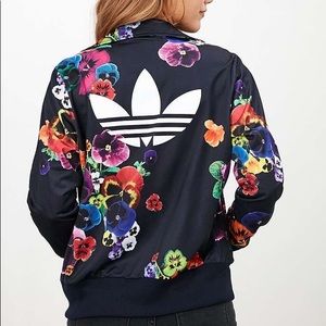 Floral Athletic Adidas Jacket